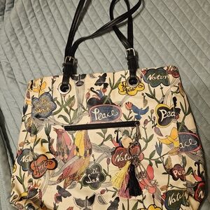 Sakroots Multicolor Nature Print Tote